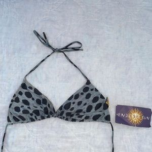 Endless sun triangle bikini top
